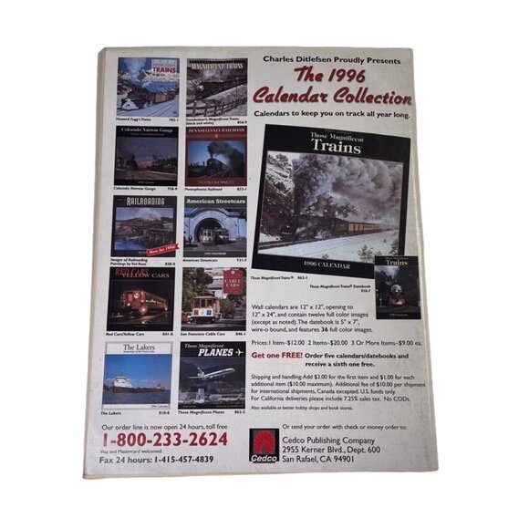 Trains Magazine Railroading Enthusiast December 1995 Vol 55 No 12 u Ontarios L - Picture 4 of 10